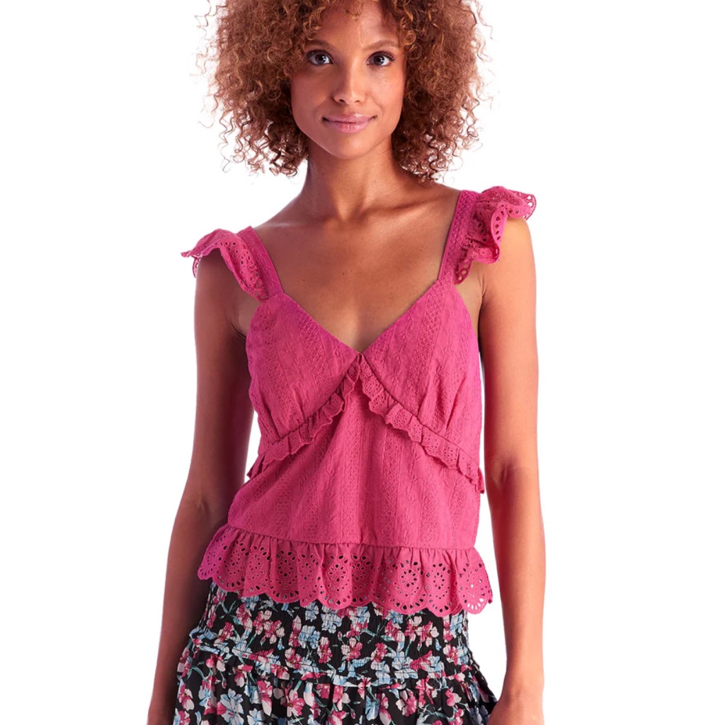 Allison New York Women's Pink Tank Top